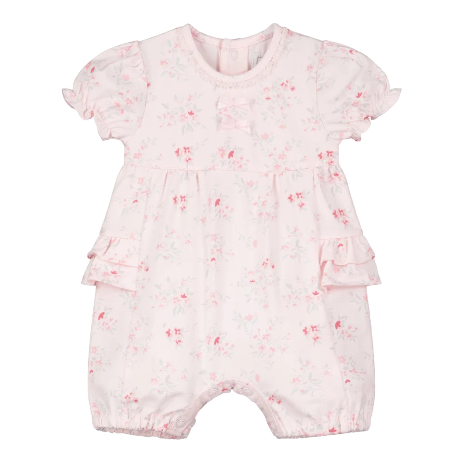 Emile et Rose, rompers, Emile et Rose - Light pink floral all in one, Fenella