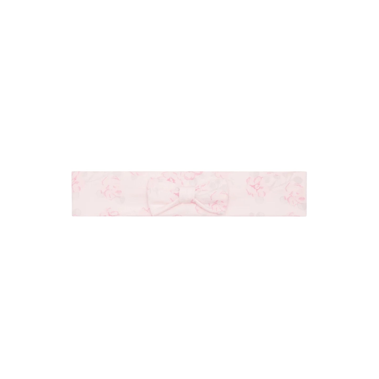 Emile et Rose - Pink all in one with all over floral print, with matching headband