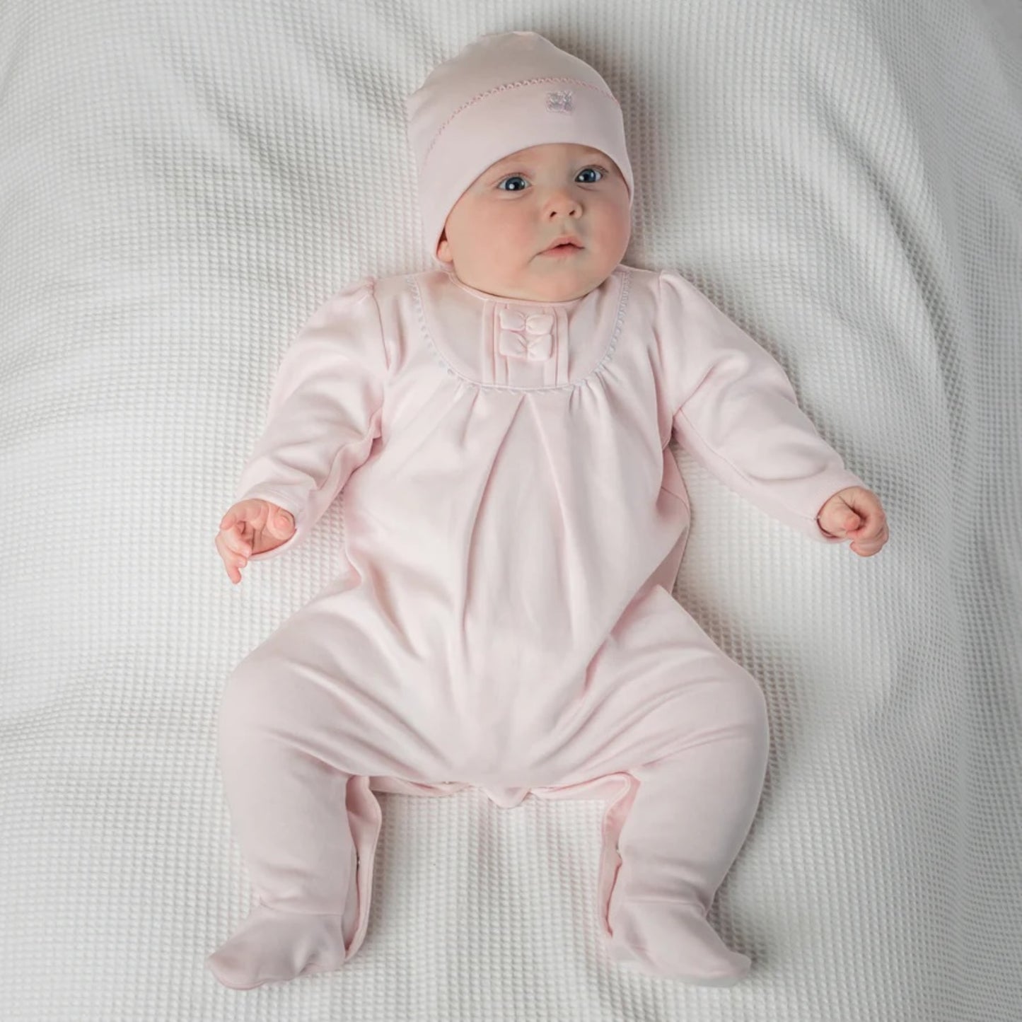Emile et Rose - 2 piece outfit, all in one and matching pull on hat