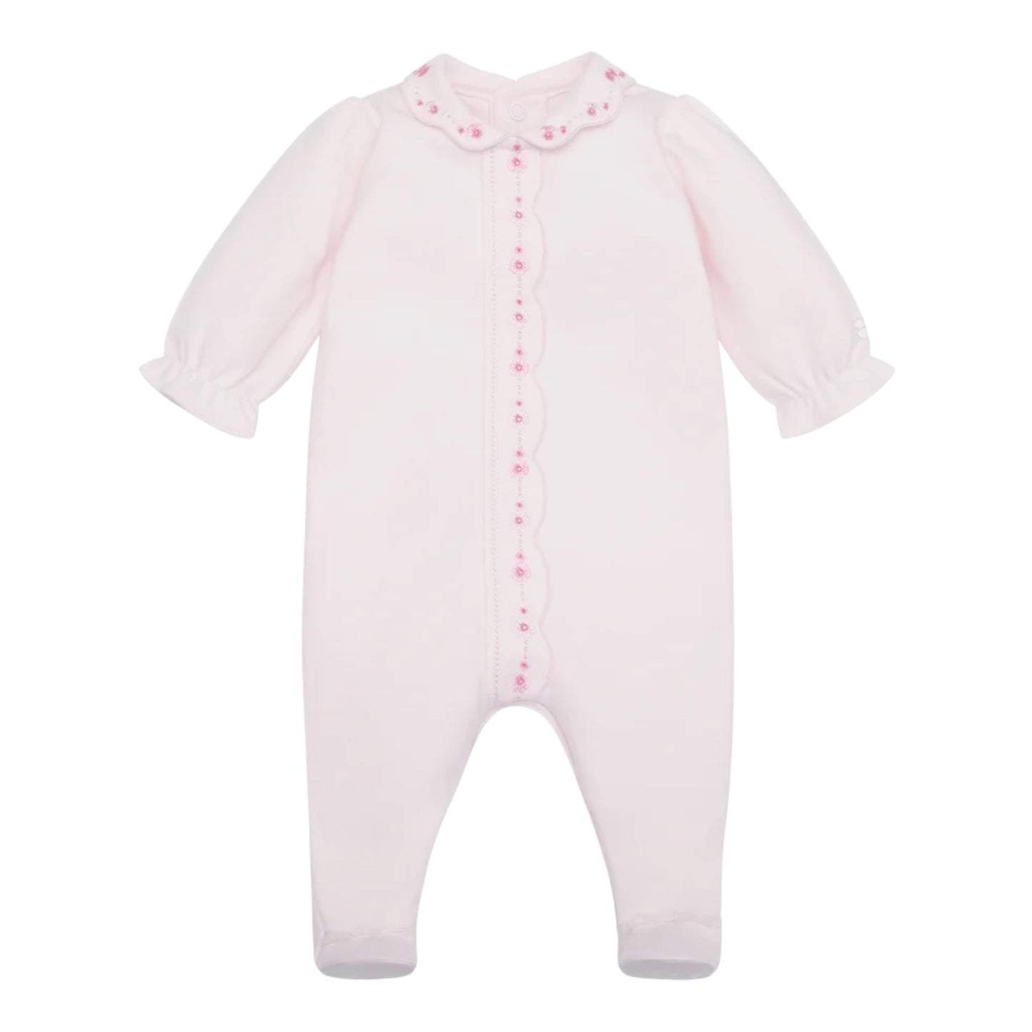Emile et Rose - Light pink all in one, with floral embroidery, Kelly