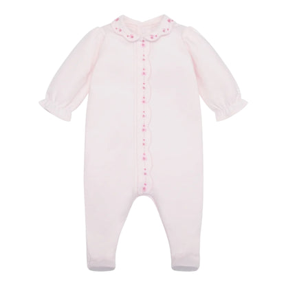 Emile et Rose - Light pink all in one, with floral embroidery, Kelly