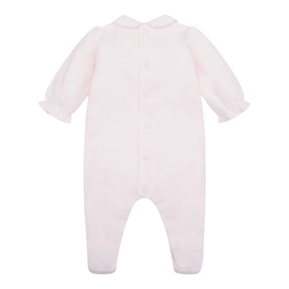 Emile et Rose - Light pink all in one, with floral embroidery, Kelly