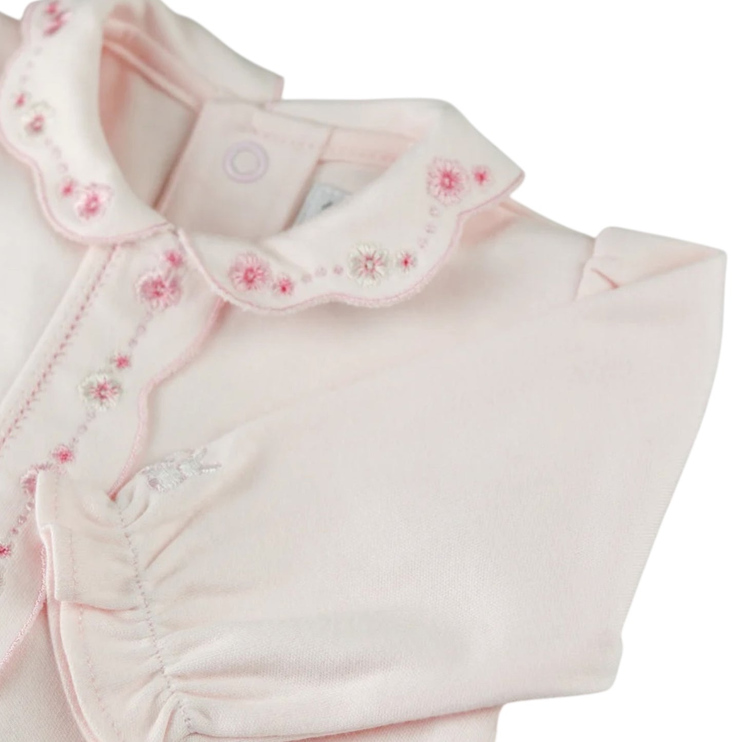 Emile et Rose - Light pink all in one, with floral embroidery, Kelly