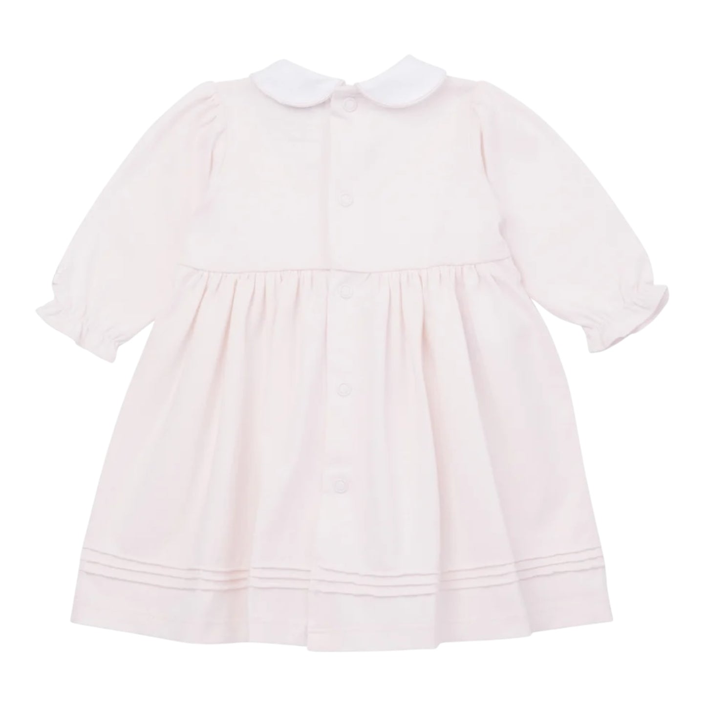 Emile et Rose - Light pink dress and tights, embroidered bodice, Hettie