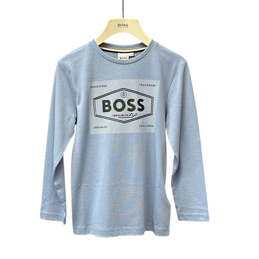 Boss - Grey long sleeved T-shirt, 6yr only