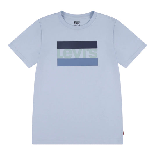 Levi's, , Levi's - Blue crew neck T-shirt with Levi's front print