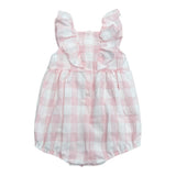 Rapife, rompers, Rapife - Pink and white check romper