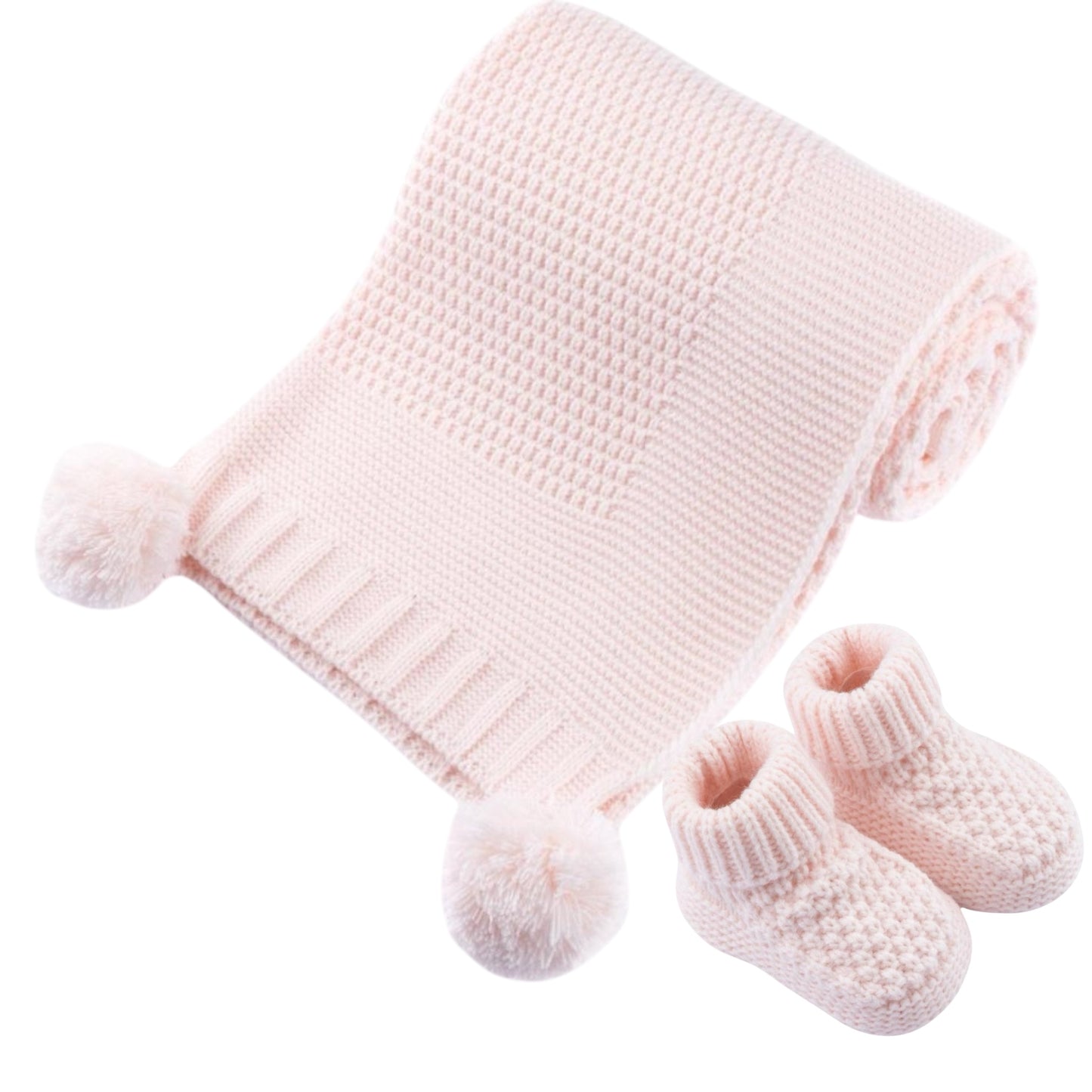 Betty - Blanket & Booties, pink