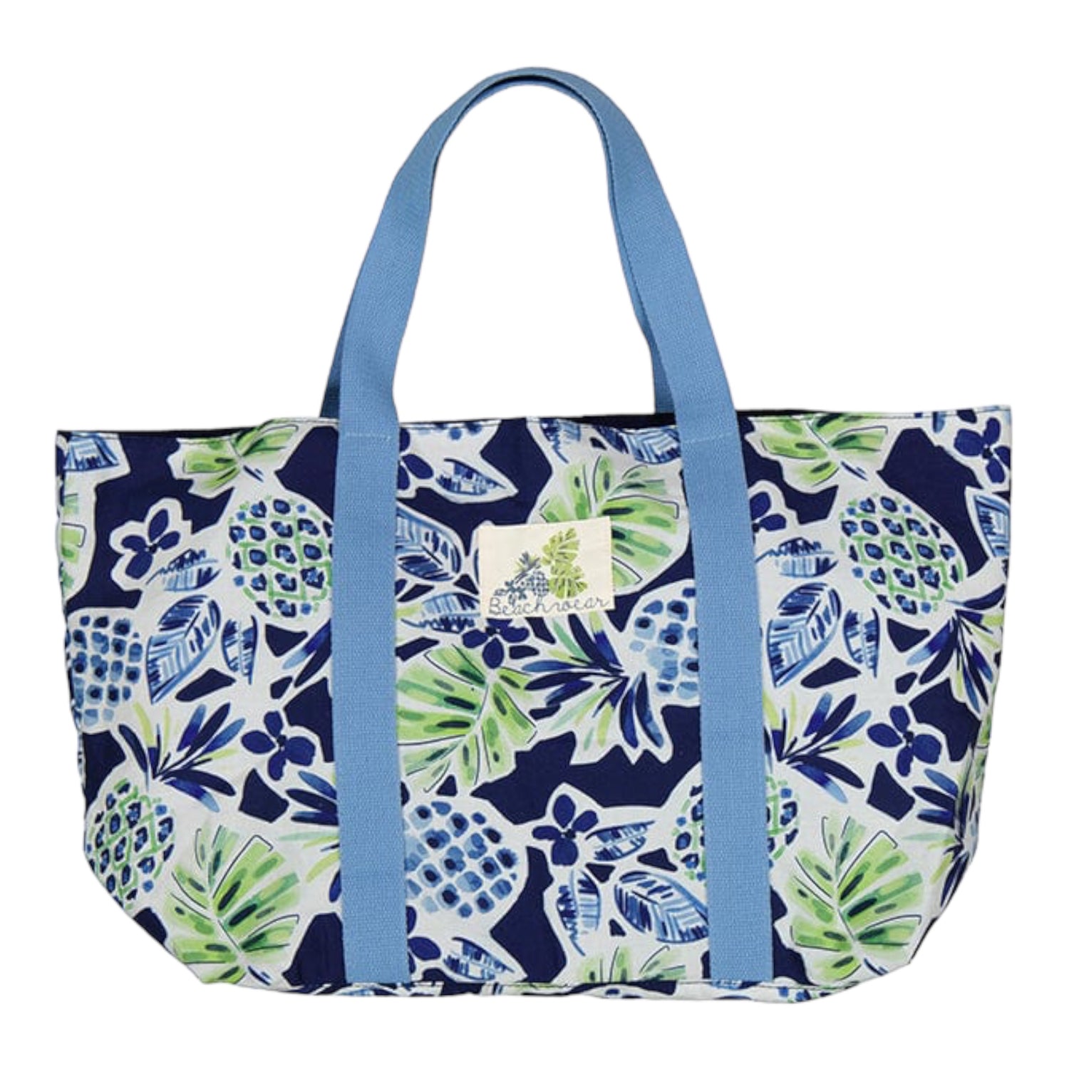 Mayoral, Bags, Mayoral - Blue, light green cloth beach bag