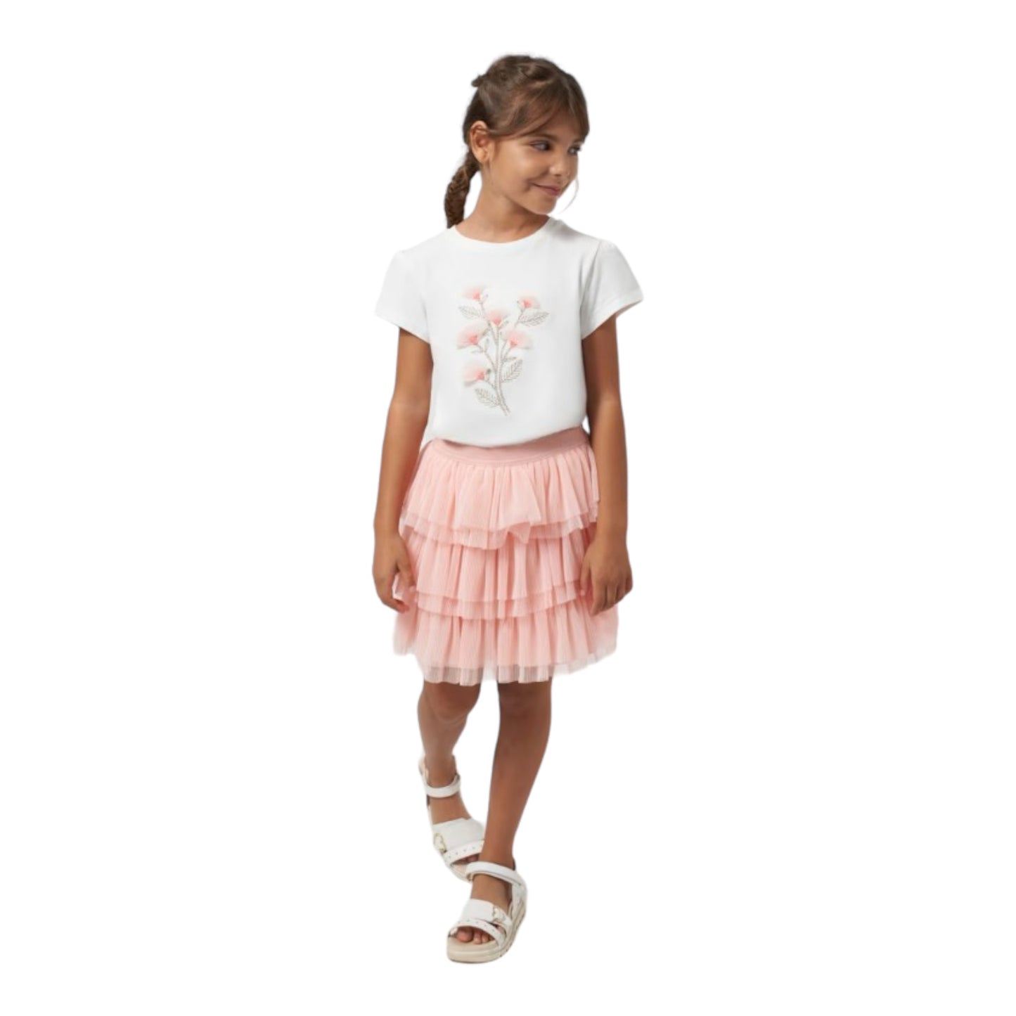 Mayoral, Skirts, Mayoral - Peach skirt, 6937