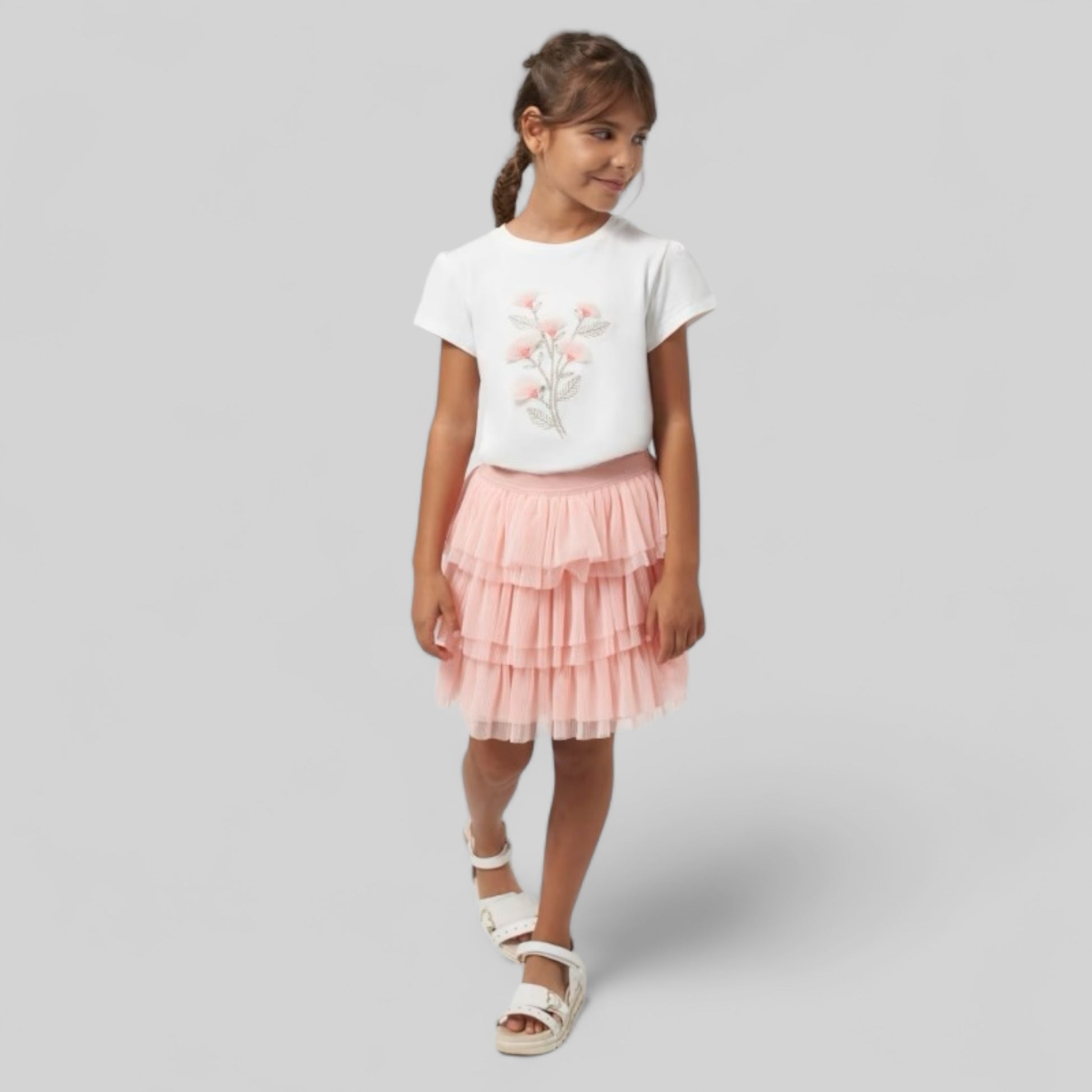 Mayoral, Skirts, Mayoral - Peach skirt, 6937