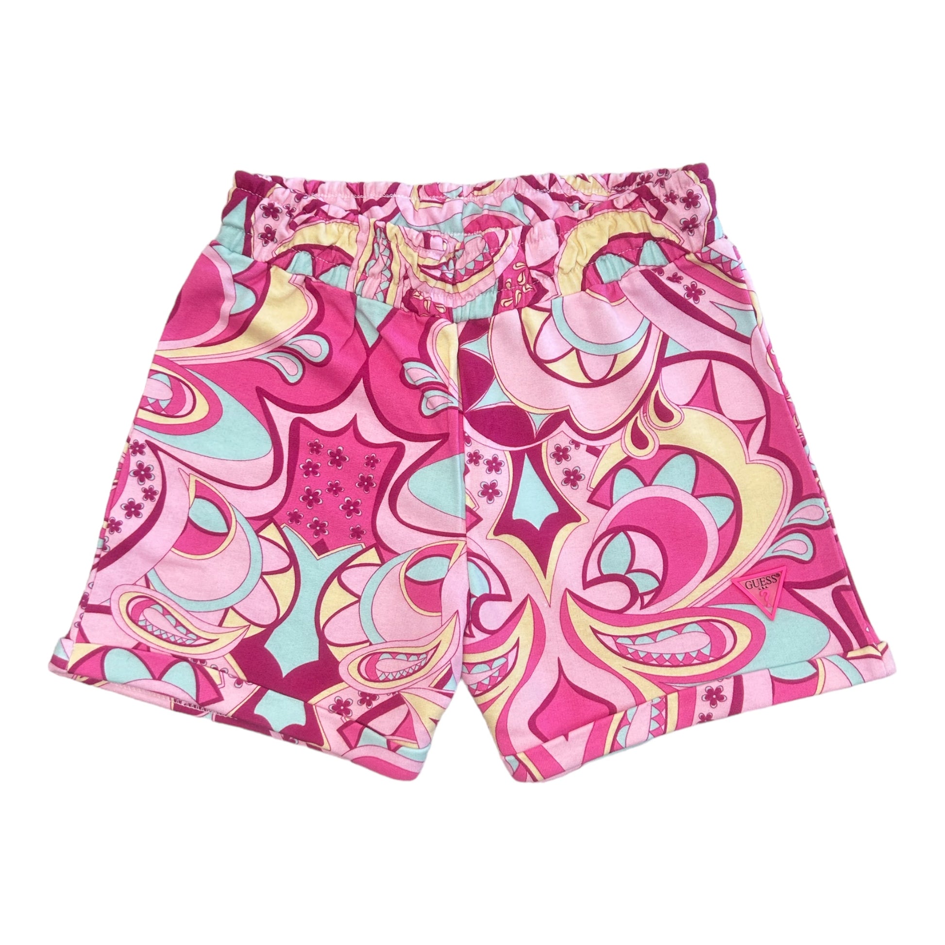 Guess, Shorts, Guess - Pink jersey cotton shorts