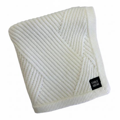 Fable & Bear - Blanket, Diamond ribbed
