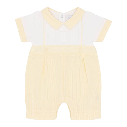 Amore - Romper, Lemon and white