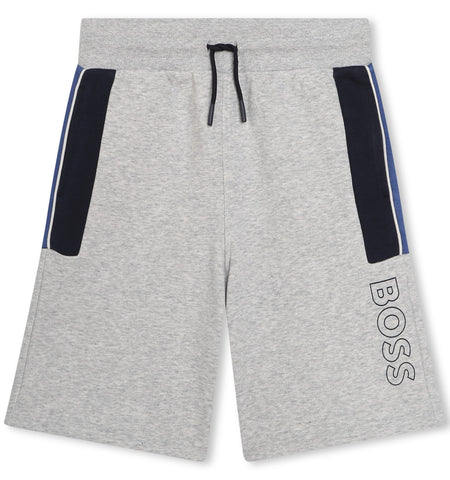 Boss, Shorts, Boss - Grey shorts with navy side panel