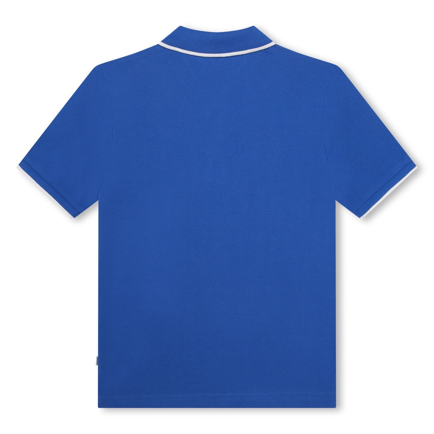 Boss, T-shirts, Boss - Blue Polo T-shirt with white trim