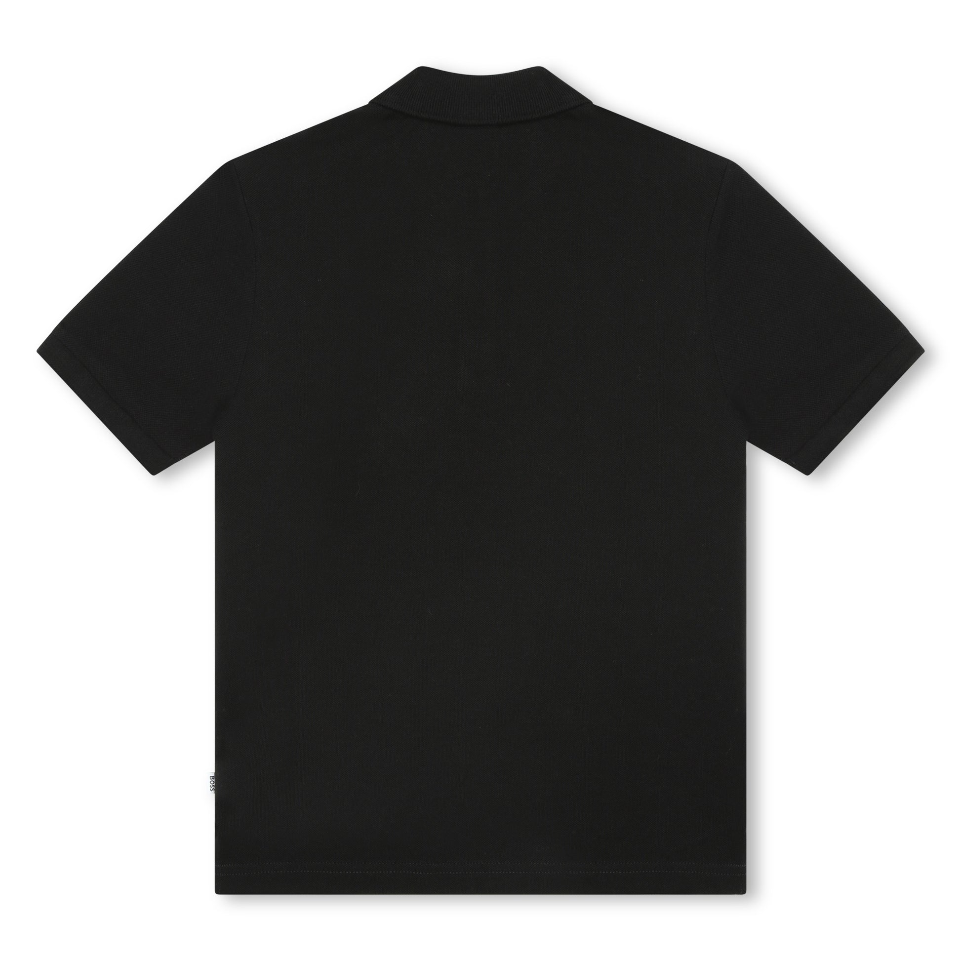 Boss, T-shirts, Boss - Black Polo T-shirt with tan and white trim