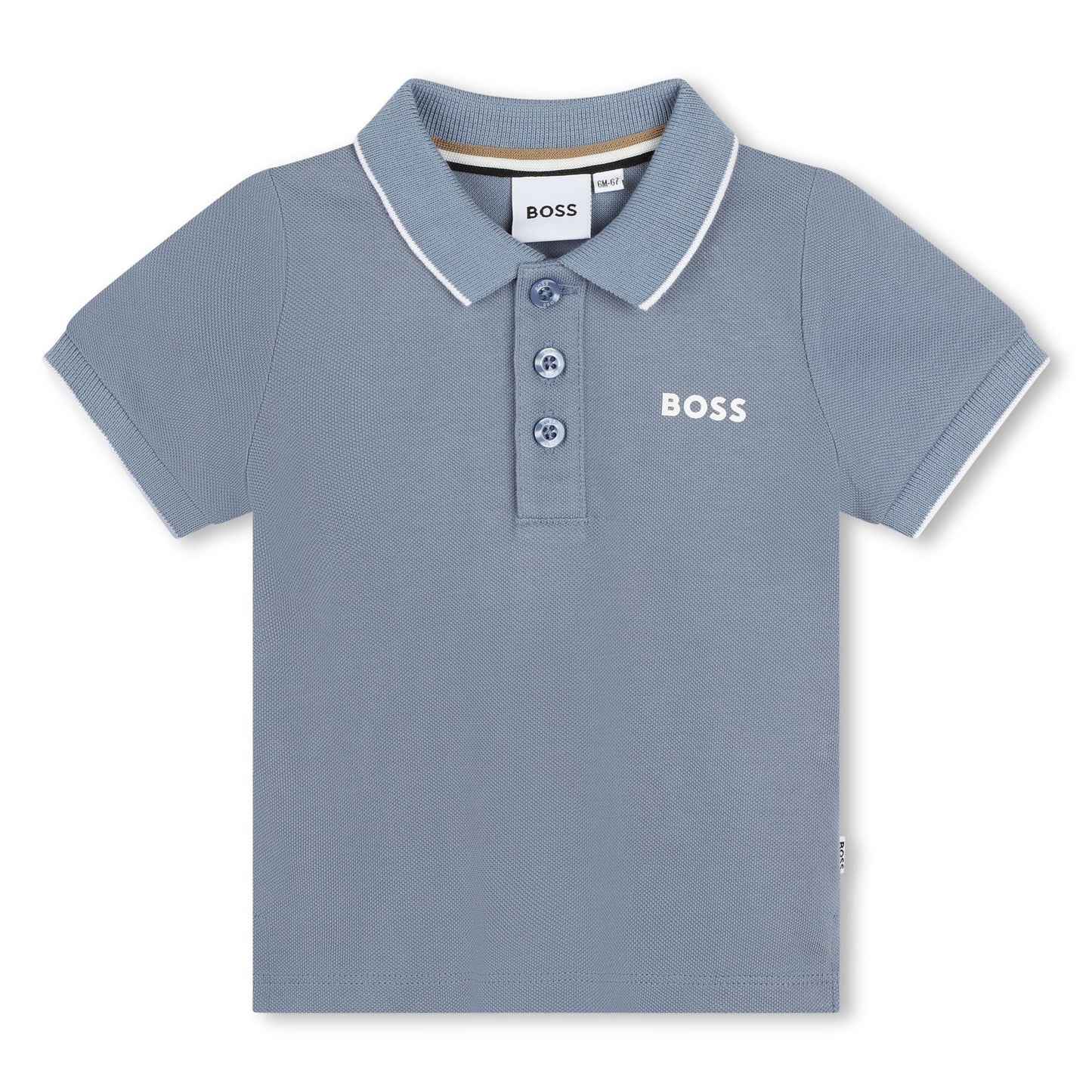 Boss, trousers, Boss - Grey Short sleeved polo