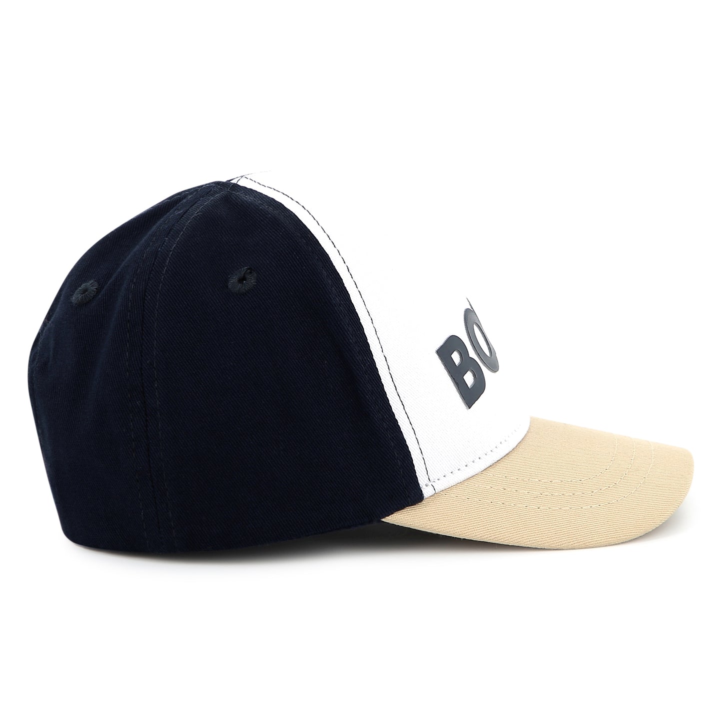 Boss, Hats, Boss - Stone, white , black block coloured cap