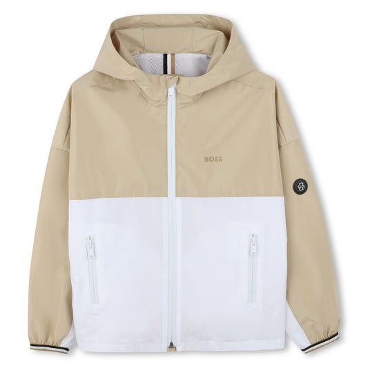 Boss, Coats & Jackets, Boss - Lightweight Jacket, stone and white