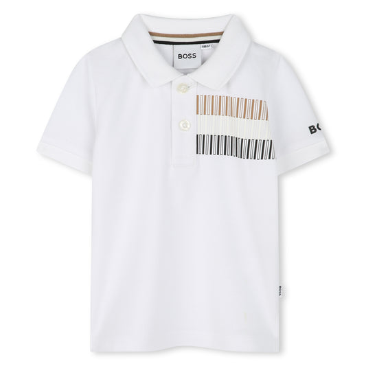 Boss, T-shirts, Boss - White polo  T-shirt