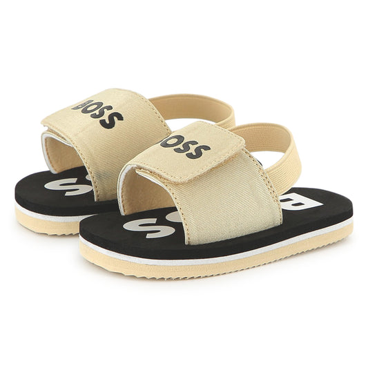 Boss, Footwear, Boss - Beige /black sandals