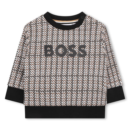 Boss - Black sweatshirt    (18m - 3yrs)