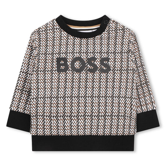 Boss - Black sweatshirt    (18m - 3yrs)