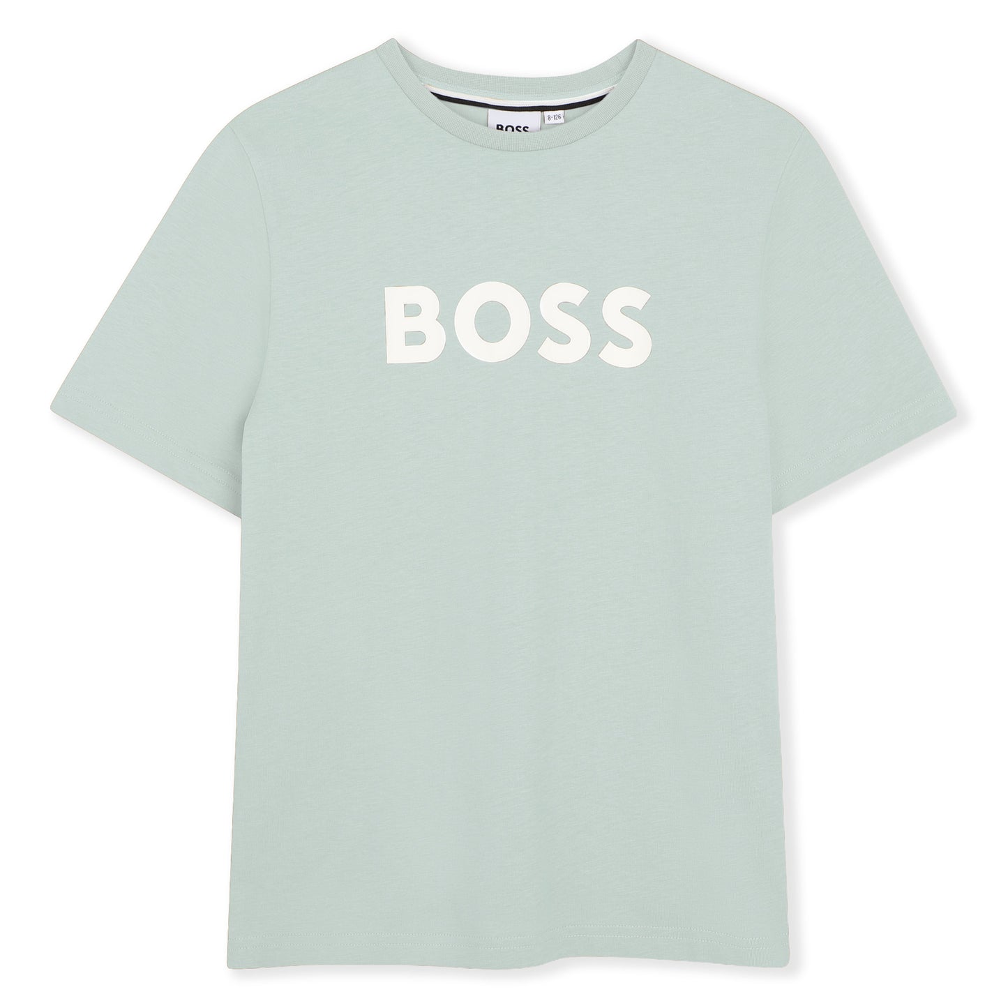 Boss - Toddler, mint T-shirt with BOSS  front print