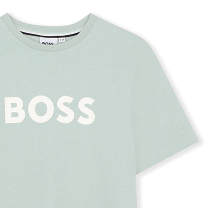 Boss - T-shirt, soft green
