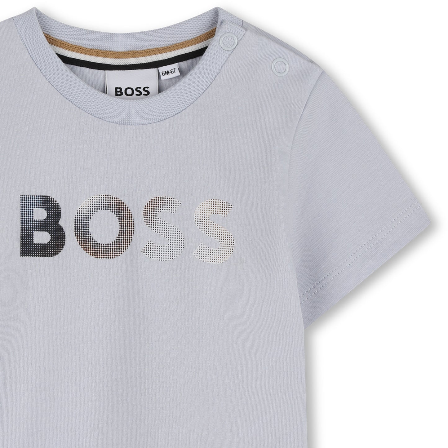 Boss - Toddler, light blue T-shirt with BOSS front print