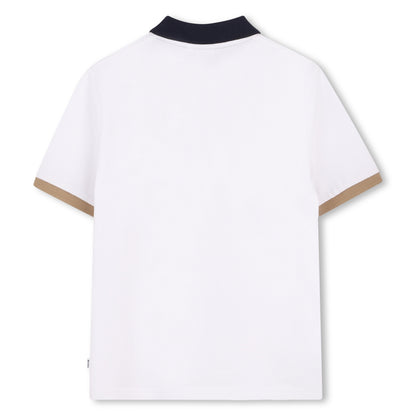 Boss - white polo T-shirt