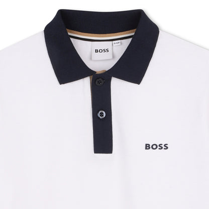 Boss - white polo T-shirt