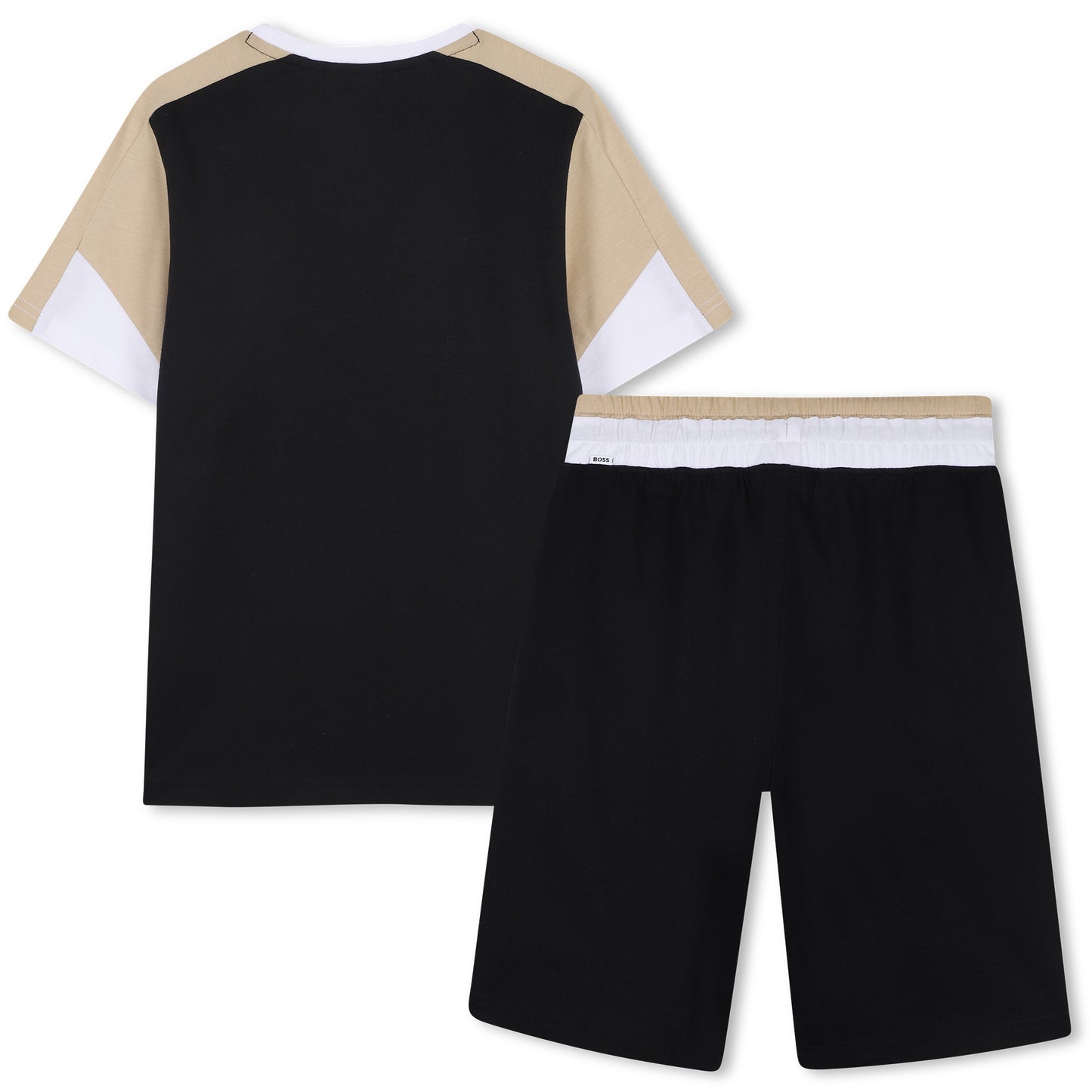 Boss - 2 piece set, black, beige and white