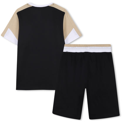 Boss - 2 piece set, black, beige and white