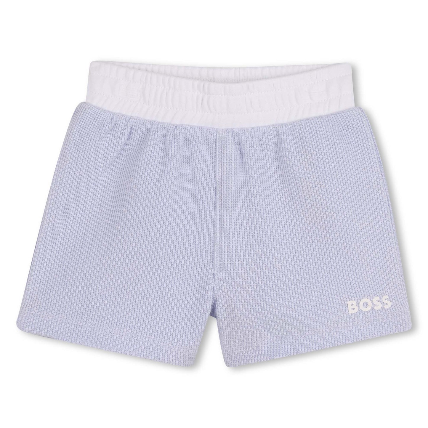 Boss - Baby 2 piece outfit, Polo  Top and shorts, pale blue