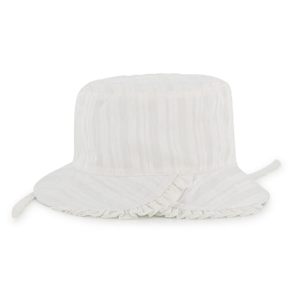 Boss - Baby girls, bucket hat, white