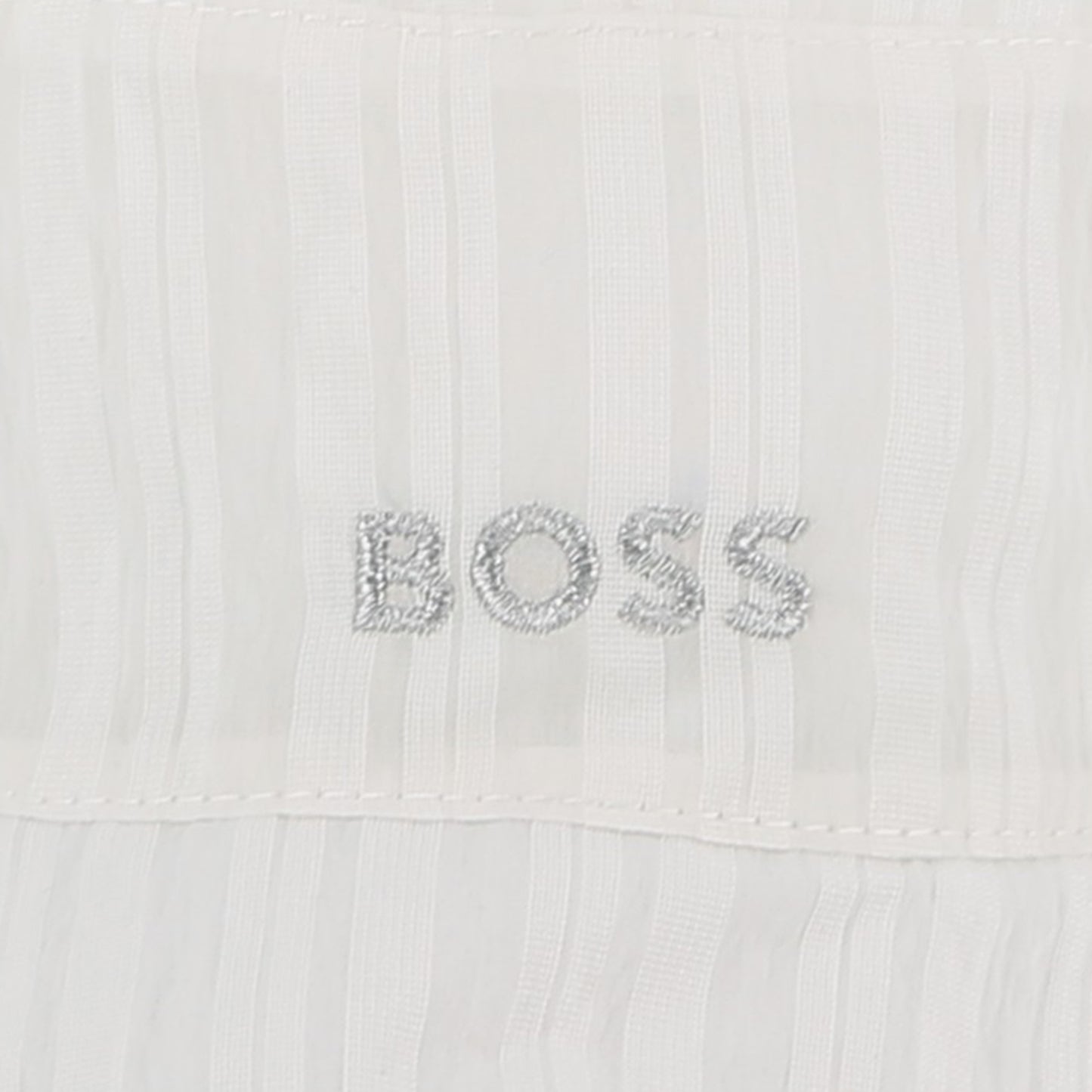 Boss - Baby girls, bucket hat, white