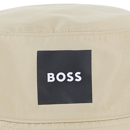 Boss - Reversible bucket hat, stone