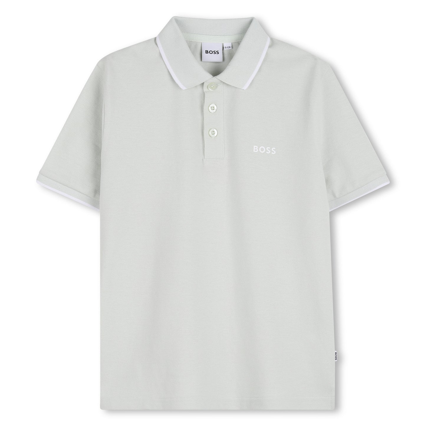 Boss - Mint green polo T-shirt