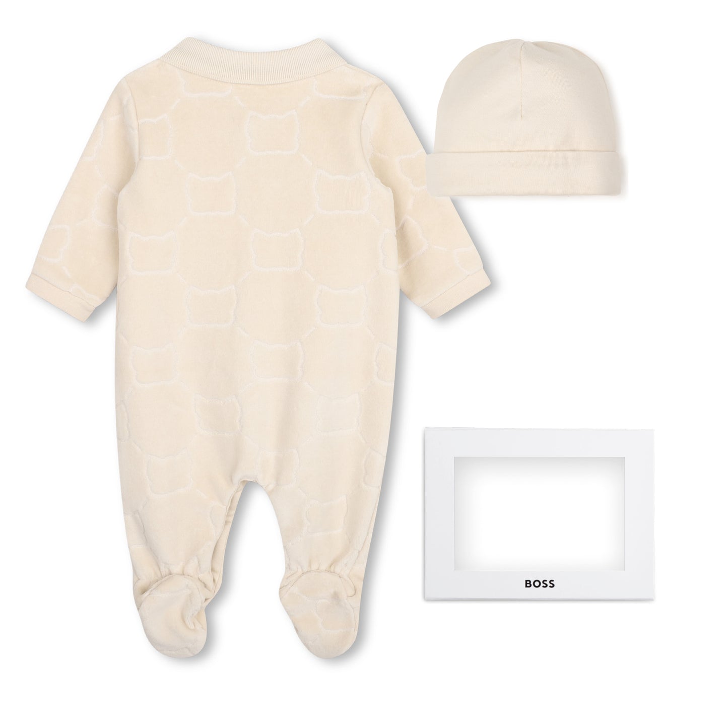 Boss - Romper and hat, Beige