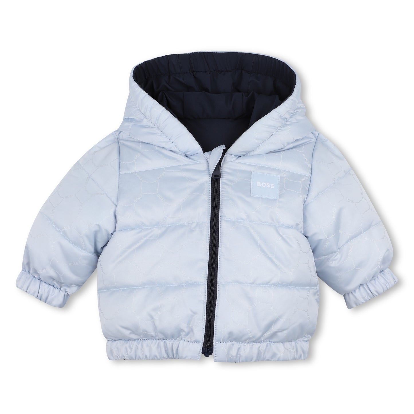 Boss - Baby jacket, reversible, Light blue / navy