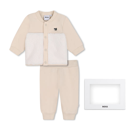 Boss - Beige Jacket and bottoms,