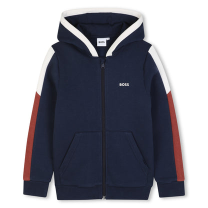 Boss - Navy zipper hoodie