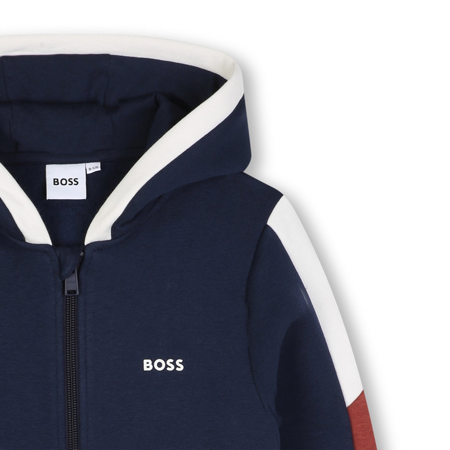 Boss - Navy zipper hoodie
