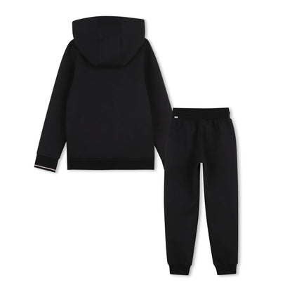 Boss - Black tracksuit, zipper hoodie and bottoms