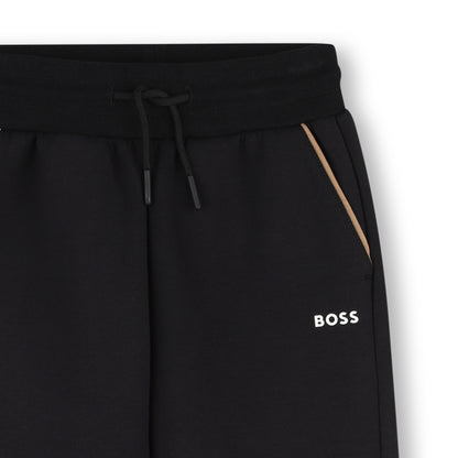 Boss - Black tracksuit, zipper hoodie and bottoms