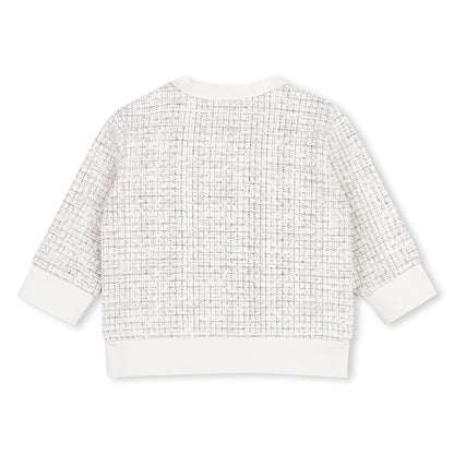 Boss - Sweatshirt, Cream patterned   (toddlers)