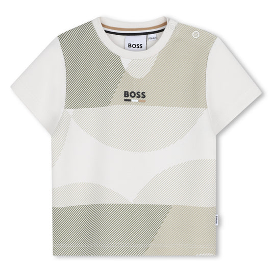 Boss - T-shirt, cream and sage  (Toddler)