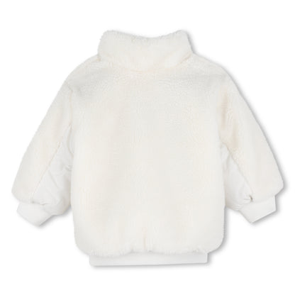 Boss - Zip fleece, reversible, navy and cream (toddler)